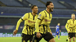 Der BVB jubelt über den Sieg gegen Dinamo Zagreb