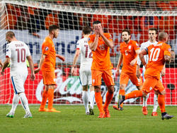 Holanda se encontró con la dura realidad con tres goles en contra. (Foto: Getty)