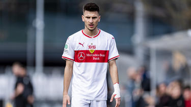 Leon Dajaku erzielte für den VfB Stuttgart zwei Tore