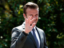 David Beckham saluda en una imagen de archivo. (Foto: Getty)