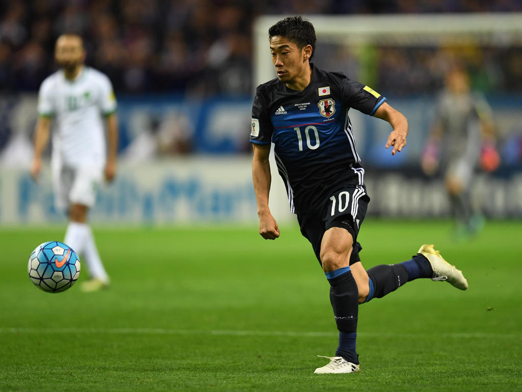Dortmunds Shinji Kagawa bereitete das 2:0 der Japaner vor