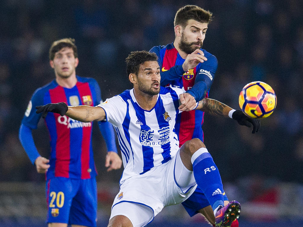Willan José contra el Barcelona en LaLiga. (Foto: Getty)