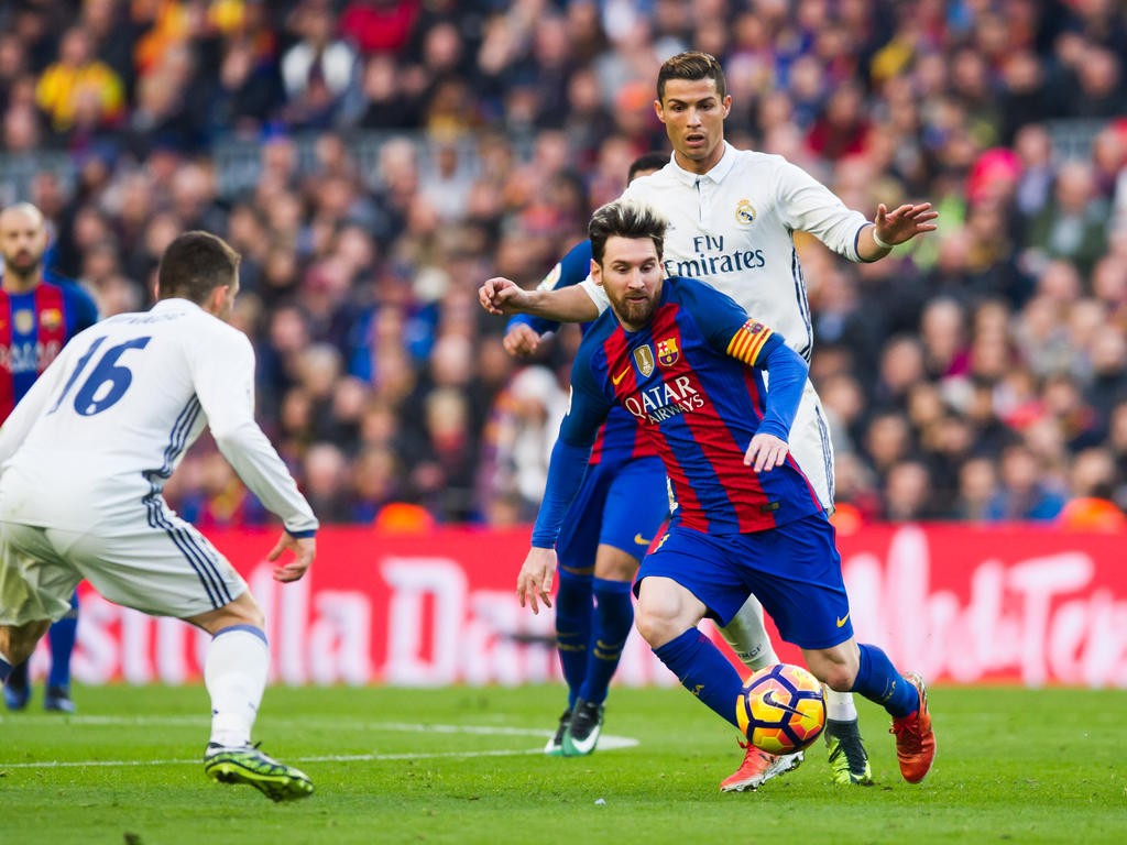 Lionel Messi hat die Nase vor Cristiano Ronaldo