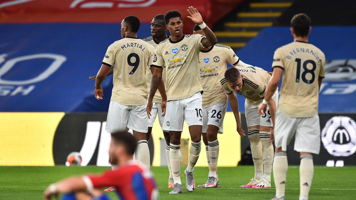 Manchester United setzte sich gegen Crystal Palace durch Manchester United setzte sich gegen Crystal Palace durch