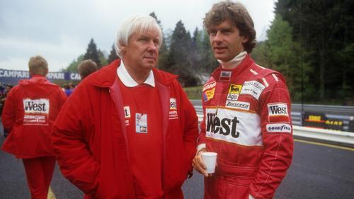 Der frühere Formel-1-Teamchef Erich Zakowski (hier 1987 mit Christian Danner) wurde 89 Jahre alt