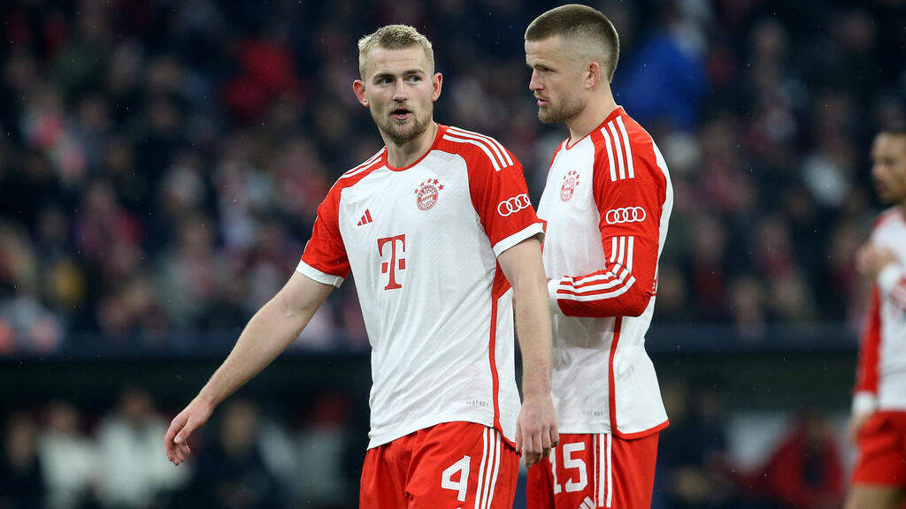 In der Abwehr des FC Bayern gesetzt: Matthijs de Ligt (l.) und Eric Dier (r.)