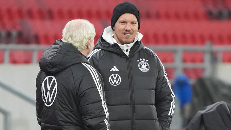 Aktuell beim DFB bis 2026 unter Vertrag: Julian Nagelsmann (r.)