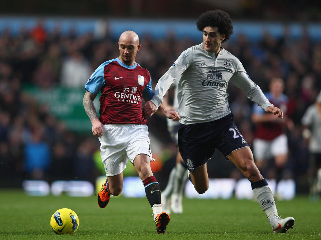 Marouane Fellaini (r.) wechselt zu Manchester United