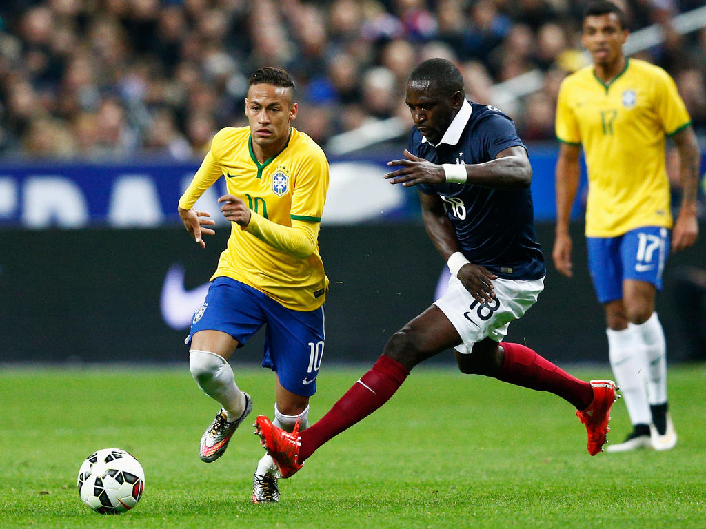 Neymar en un partido amistoso con Brasil frente a Francia. (Foto: Getty)