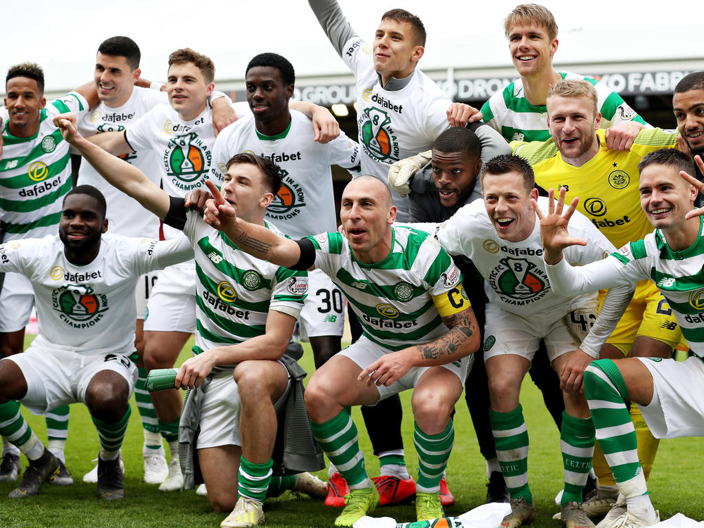 Celtic feiert die achte Meisterschaft in Folge