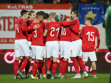 Österreichs U21 bejubelt den verdienten Heimsieg gegen den Kosovo
