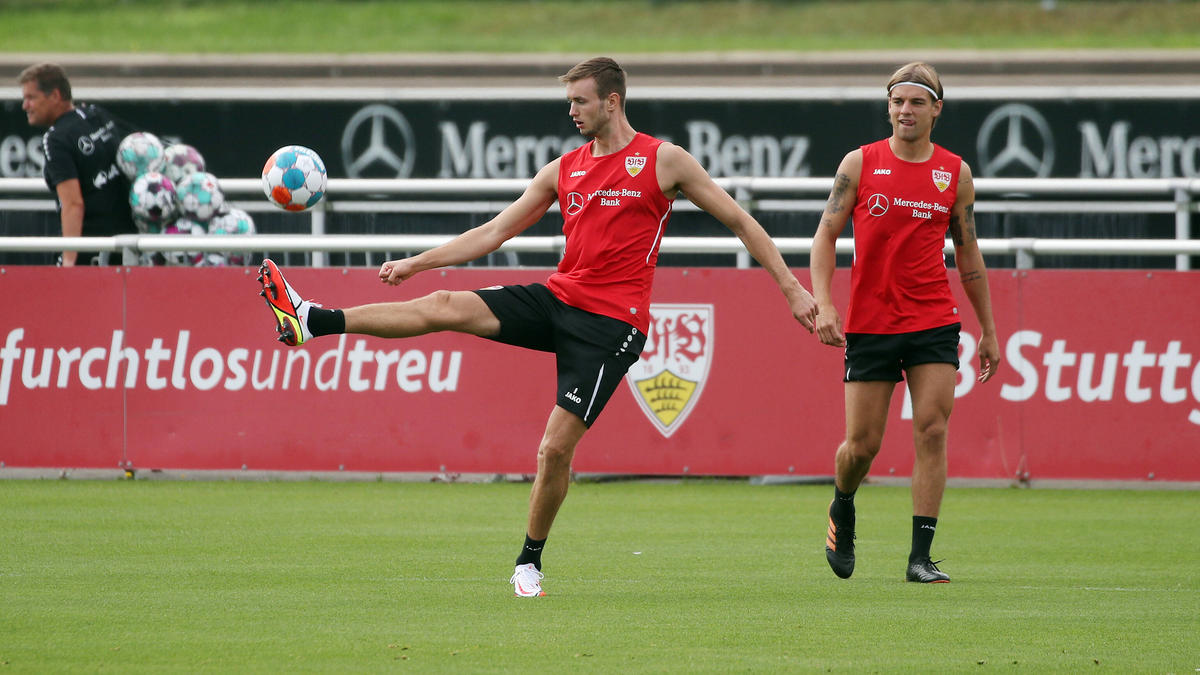 Sasa Kalajdzic (l.) und Borna Sosa (r.) dürften den VfB Stuttgart wohl verlassen