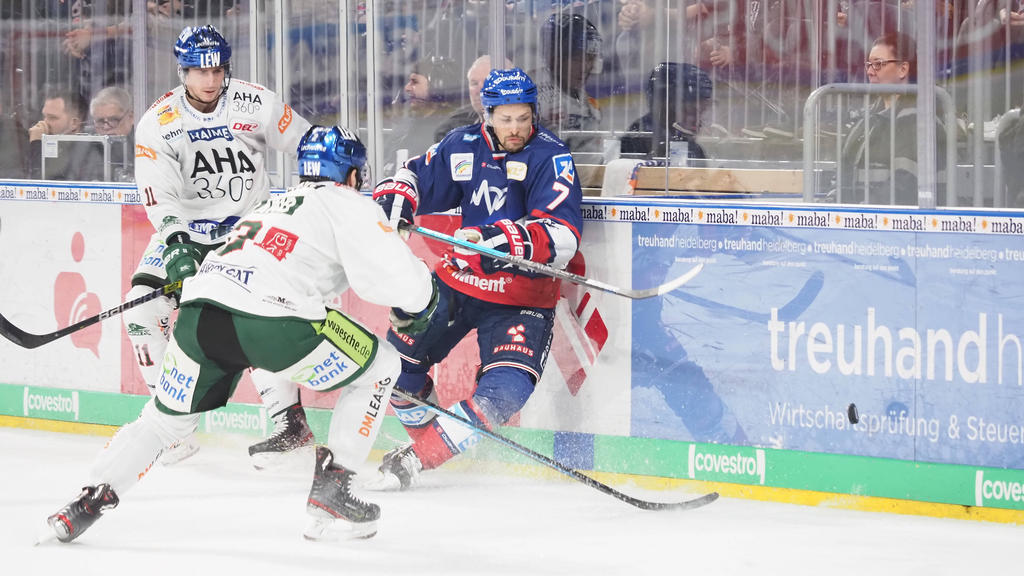 Adler Mannheim setzten sich auch gegen Augsburg durch Adler Mannheim setzten sich auch gegen Augsburg durch
