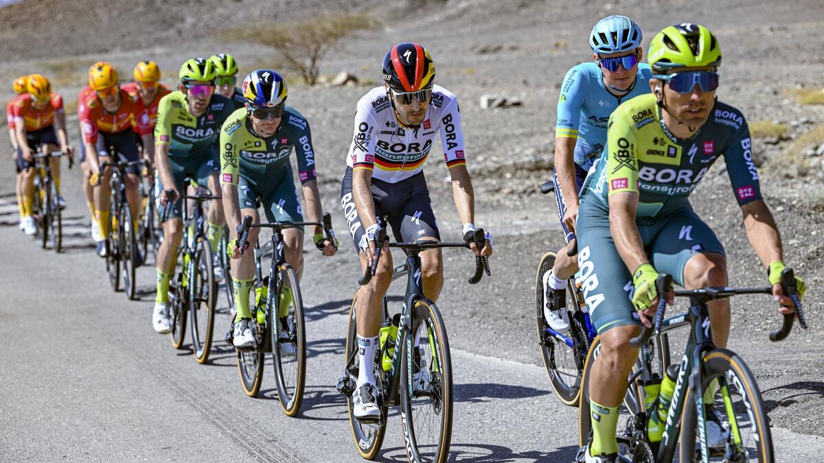 Emanuel Buchmann fiel bei der UAE-Tour weit zurück