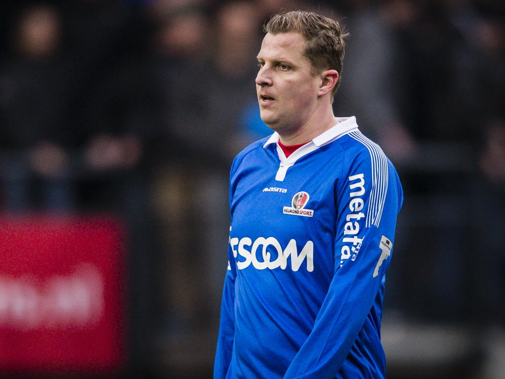 Jack Tuyp baalt na het competitieduel NEC Nijmegen - Helmond Sport. (01-02-2015)