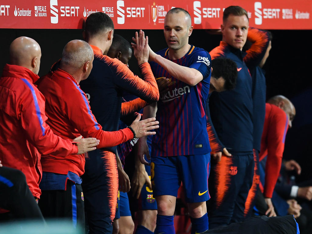 Sagt dem FC Barcelona Adios: Mittelfeldstar Andrés Iniesta Sagt dem FC Barcelona Adios: Mittelfeldstar Andrés Iniesta