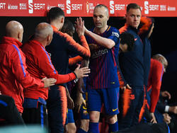 Sagt dem FC Barcelona Adios: Mittelfeldstar Andrés Iniesta