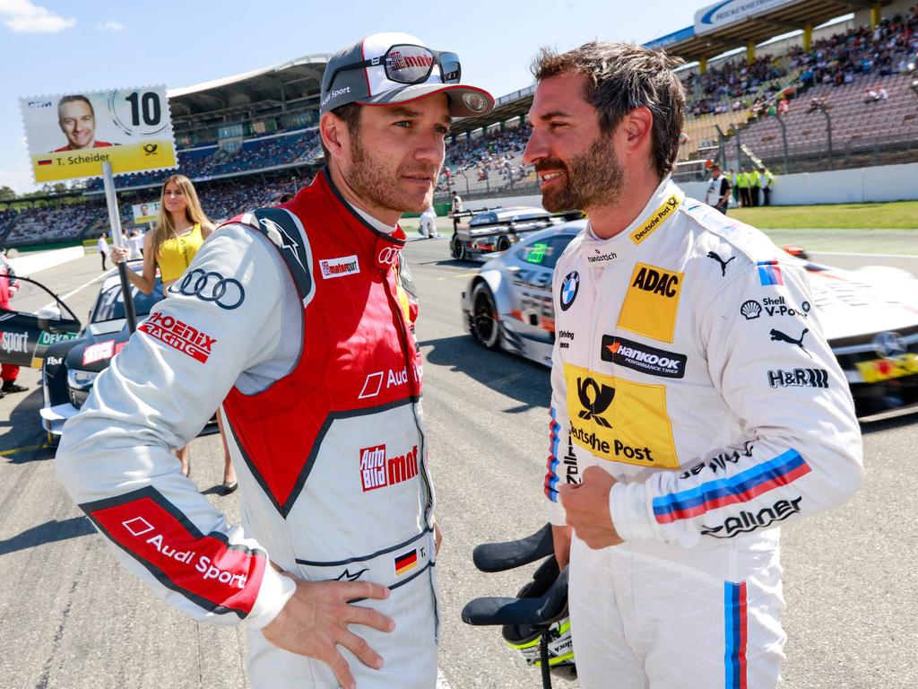Timo Glock (r.) mit seinem Kumpel Timo Scheider Timo Glock (r.) mit seinem Kumpel Timo Scheider