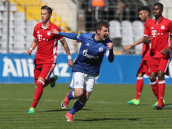 Jannis Kübler traf für Schalke per Elfmeter