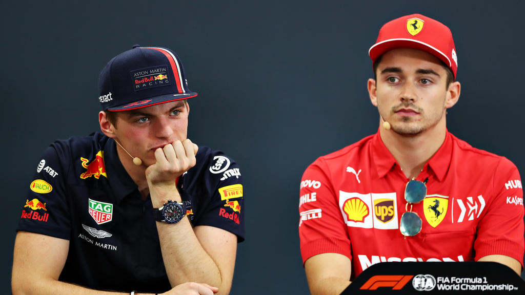 Charles Leclerc (r.) bekam in Japan gleich zwei nachträgliche Zeitstrafen Charles Leclerc (r.) bekam in Japan gleich zwei nachträgliche Zeitstrafen
