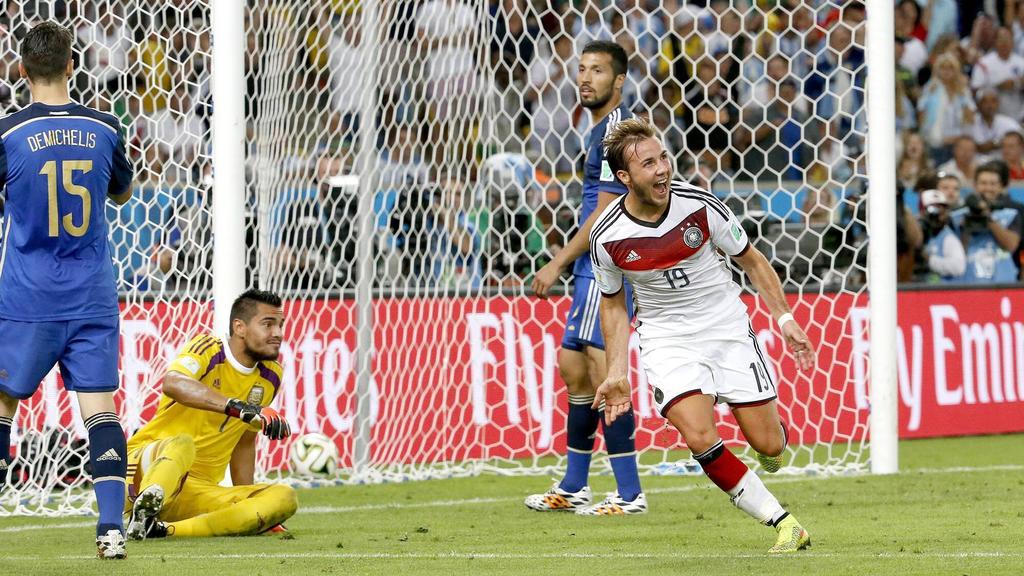 Mario Götze erzielte in der 113. Minute das Siegtor im WM-Finale