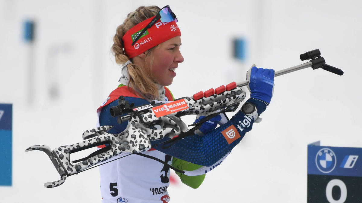 Biathlon-Newcomerin Anamarija Lampic ist slowenische Meisterin