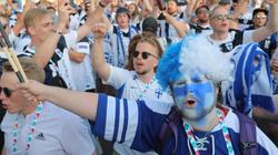 Die finnischen Fans feierten ihr Team. Foto: Igor Russak/dpa