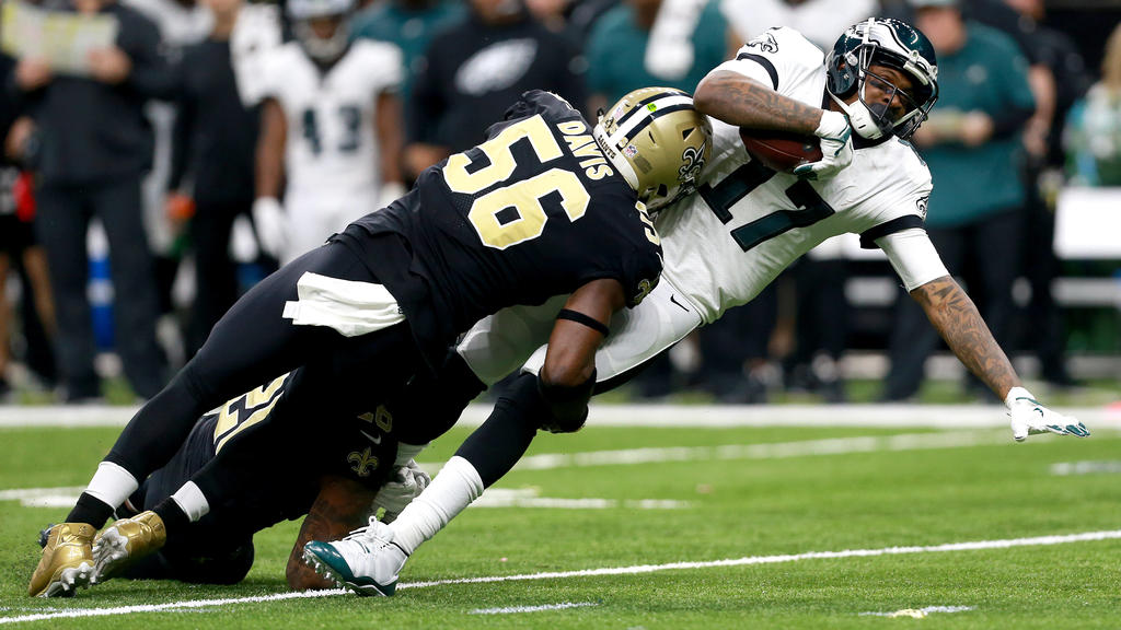 Die Philadelphia Eagles sind in den NFL-Playoffs ausgeschieden Die Philadelphia Eagles sind in den NFL-Playoffs ausgeschieden