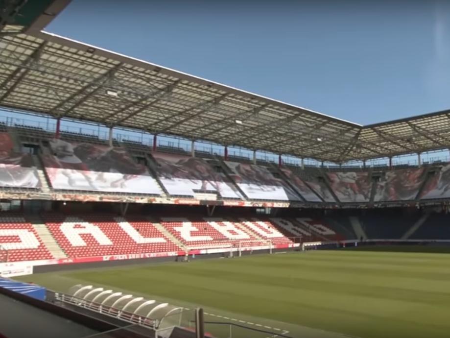So sieht die Salzburger Red-Bull-Arena nun aus. © youtube.com/FC Red Bull Salzburg (Screenshot)