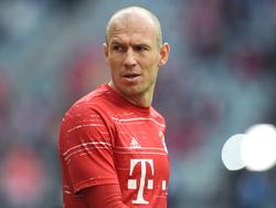 Arjen Robben tijdens de wedstrijd Bayern München - 1899 Hoffenheim. (05-11-2016)