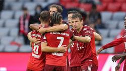 Der FC Bayern setzte sich gegen den 1. FC Köln durch