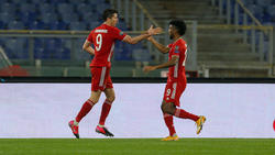 Sind angeblich bei PSG im Gespräch: Die Bayern-Stars Lewandowski und Coman