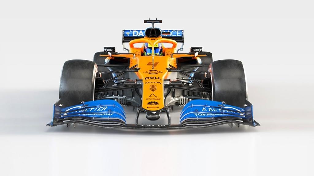 McLaren hat den neuen MCL35 beim Launch in Woking vorgestellt McLaren hat den neuen MCL35 beim Launch in Woking vorgestellt