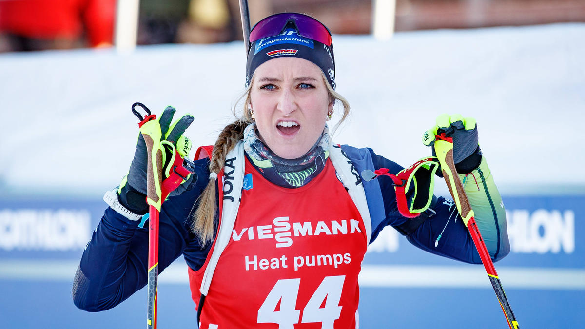 Teil der deutschen Biathlon-Elite: Anna Weidel