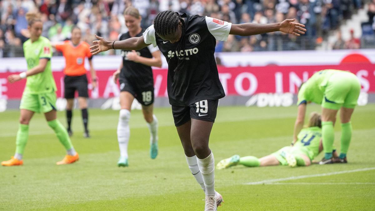 Eintracht Frankfurt gewann auch dank Nationalspielerin Nicole Anyomi.