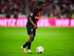 Verlängerte seinen Vertrag in Leverkusen: Jeremie Frimpong