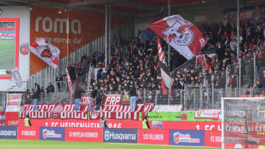 Die Fans von RB Leipzig wurden in Heidenheim unangenehm begrüßt