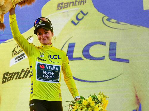 Marianne Vos fährt bei der Tour de France wieder in Gelb