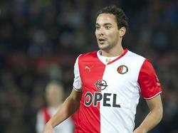 Otman Bakkal voor Feyenoord in de Eredivisie (08-02-14)
