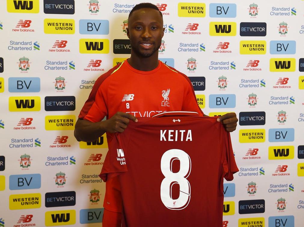 Naby Keita trägt in Liverpool künftig die Nummer 8