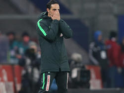 Werder-Trainer Alexander Nouri steht gegen Mainz unter Druck