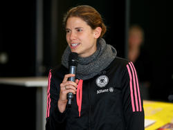 Annike Krahn wurde 2007 mit der DFB-Auswahl Weltmeister