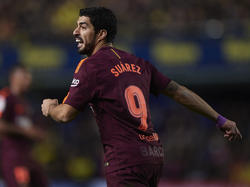 Suárez marcó en Castellón su tanto número siete tras un arranque complicado. (Foto: Getty)