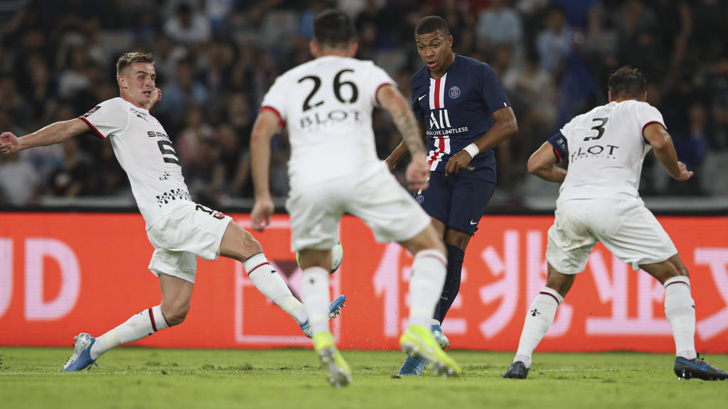 Kylian Mbappé erzielte für PSG ein Tor im Supercup