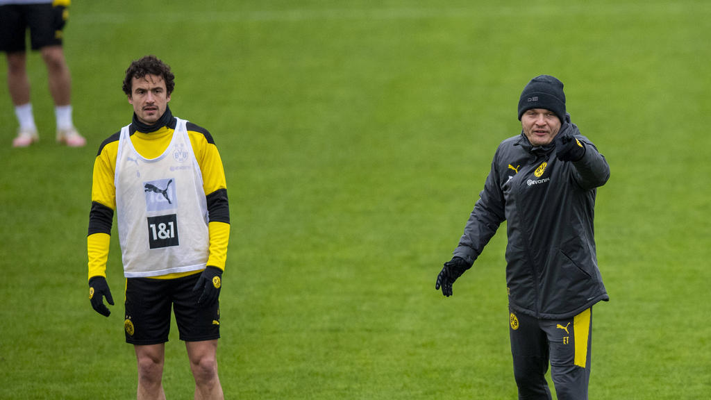 Wollen wieder positive Schlagzeilen mit dem BVB schreiben: Thomas Delaney und Edin Terzic Wollen wieder positive Schlagzeilen mit dem BVB schreiben: Thomas Delaney und Edin Terzic
