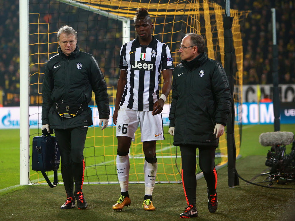 Paul Pogba fehlt seit dem Spiel gegen Borussia Dortmund verletzungsbedingt