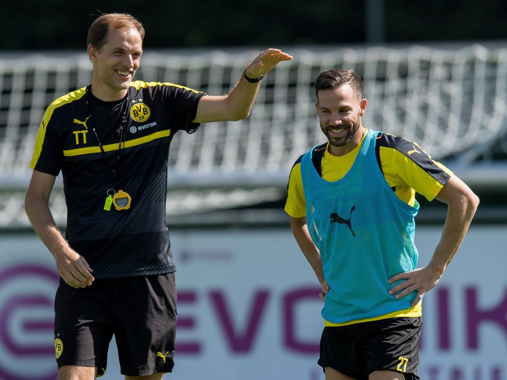 Ein starkes Duo: Thomas Tuchel und Gonzalo Castro