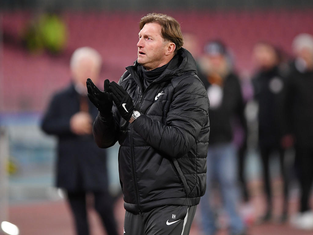 Seine vorzeitige Vertragsverlängerung bei RB Leipzig ist weiter offen: Trainer Ralph Hasenhüttl