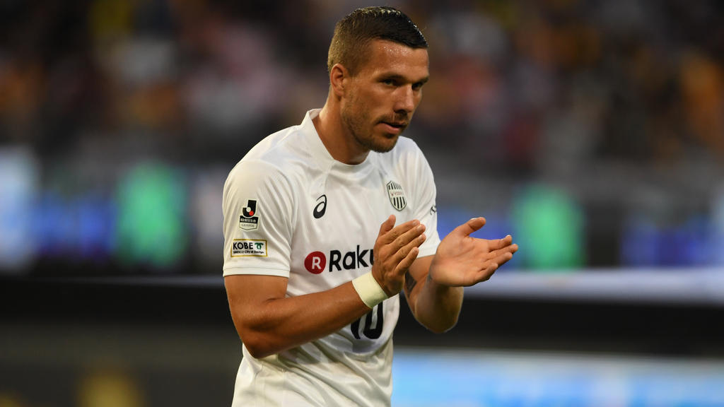 Lukas Podolski steht in Japan bei Vissel Kobe unter Vertrag