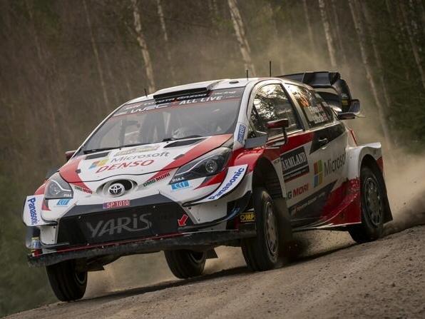 Elfyn Evans legte am Freitag in Schweden das Tempo vor Elfyn Evans legte am Freitag in Schweden das Tempo vor